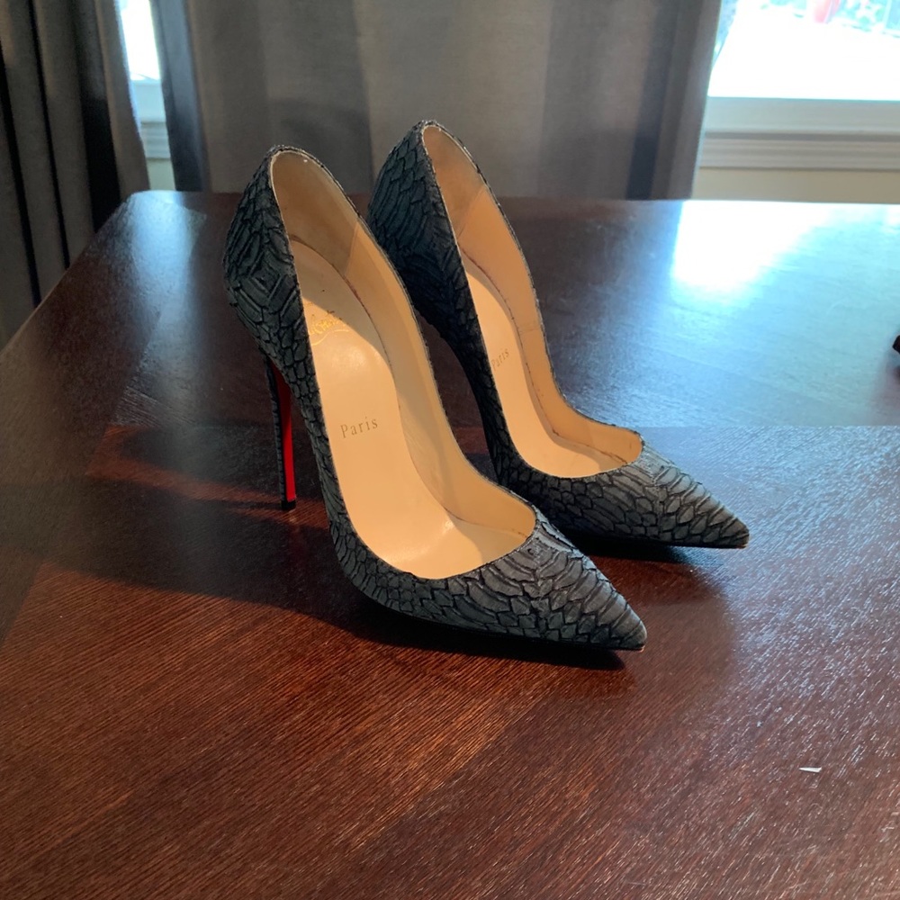 Louboutin watersnake pumps